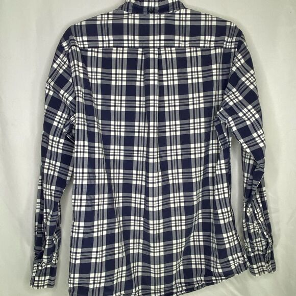 Uniqlo Plaid Cotton Button-Down Shirt - Picture 5 of 9